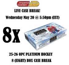 2025-26 OPC PLATINUM 8 (EIGHT) BOX CASE BREAK #5900 - Calgary Flames