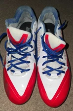 Buffalo Bills Game Worn Team Issued Nike Football Cleats