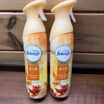 Febreze Crisp Fall Breeze Air Mist Air Freshener Luxe AMBER/PATCHOULI Ltd. Ed. 2