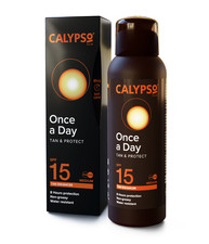 Calypso Once A Day Tan and Protect SPF 15 200ml 49.95 per litre