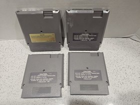 Nintendo NES Video Game Console W/ 4 Cartridges & 2 Controllers Retro Gaming