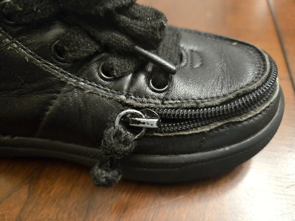 Аккуратно б/у молнии из черной кожи ботинки размер 9 Little Kids Billy бренд - Изображение 4 из 4