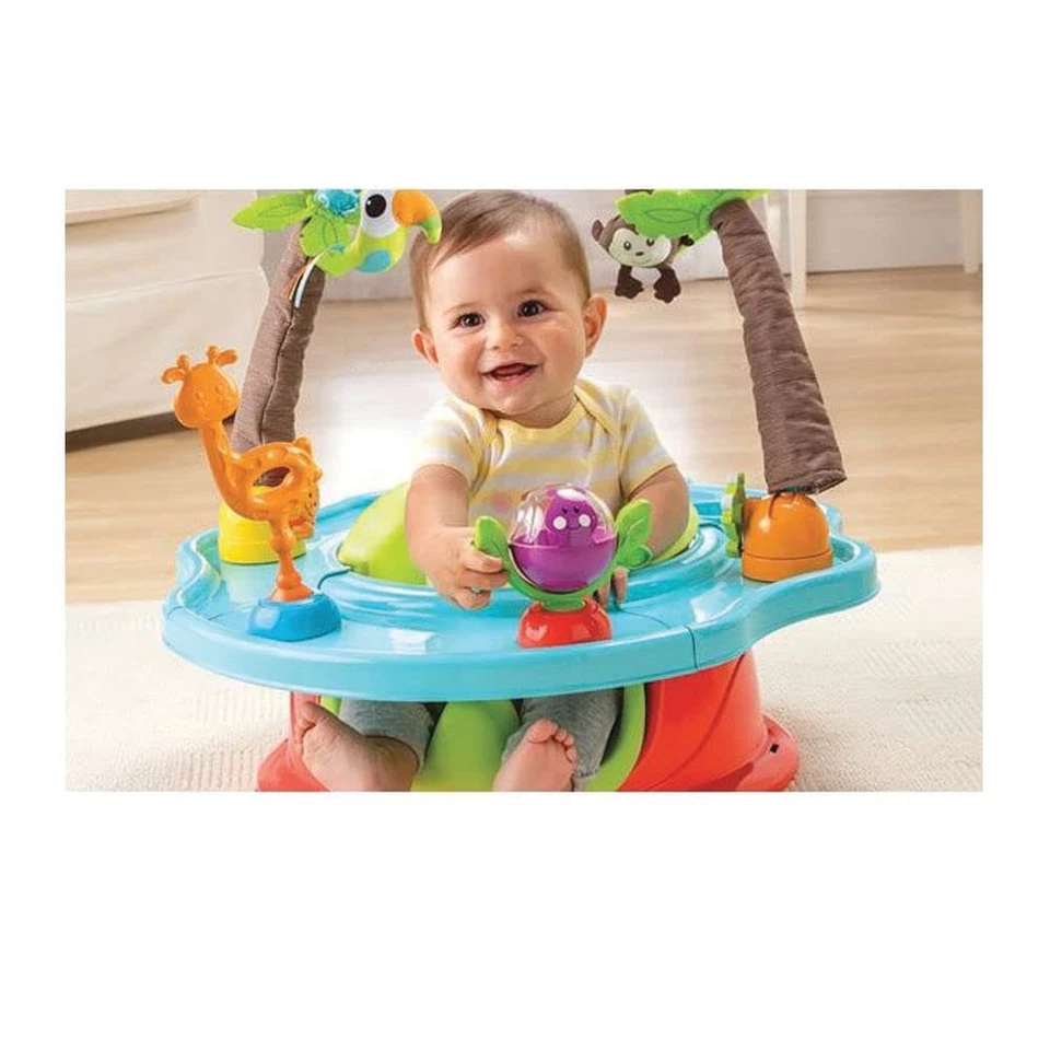 Summer by Bright Starts Deluxe SuperSeat, Wild Safari, Divertido Baby Safari Foto 3 de 4