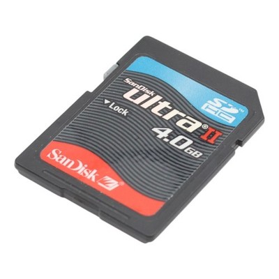  SanDisk SD Ultra II 4GB Memory Card Speicherkarte 