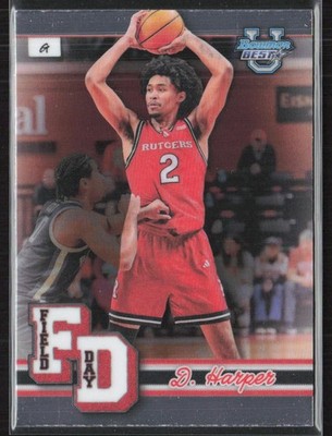 2024-25 Bowman's Best University #FD-3 Dylan Harper Field Day Rutgers (DD)