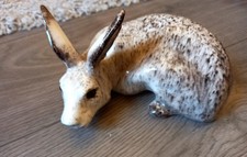 Winstanley Arctic Hare In Crouching Pose  Size 3 Signed VGC