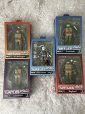 NECA TMNT Usagi Yojimbo Figures Michelangelo Donatello Leonardo Raphael Usagi