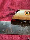 Vintage 7” Wood Unbranded Muskie Fishing Lure, Glass Eyes. — photo 2