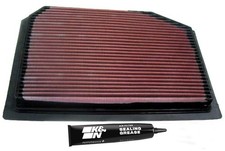 K&N Filters Luftfilter 33-2731 Langzeitfilter für PORSCHE 911 993 Targa Carrera