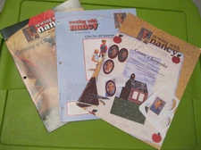 LOT OF 3 SEWING WITH NANCY BY NANCY ZIEMAN PAINTING CREATE A KEEPSAKE AND GIFTS!