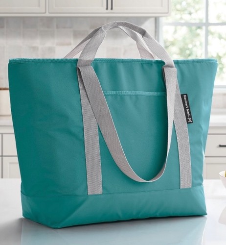 NEU! Member's Mark Dual Carry Thermo Shopper Kühltasche Reißverschluss Pink oder Blau - Bild 1 von 7