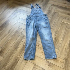 Fat Face Ladies Dungarees 12 Denim Utility Pockets Cotton Denim Classic