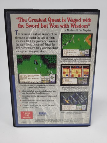 Vintage 1991 Faery Tale for Sega Genesis with Case - Picture 14 of 19
