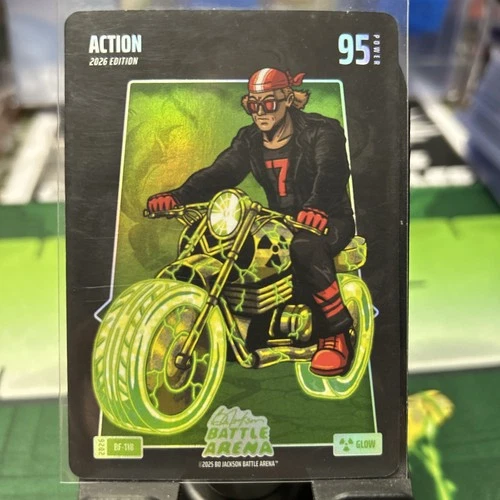 2026 Bo Jackson Battle Arena “Action” Jackson Holliday BF-118 Glow Card Power 95