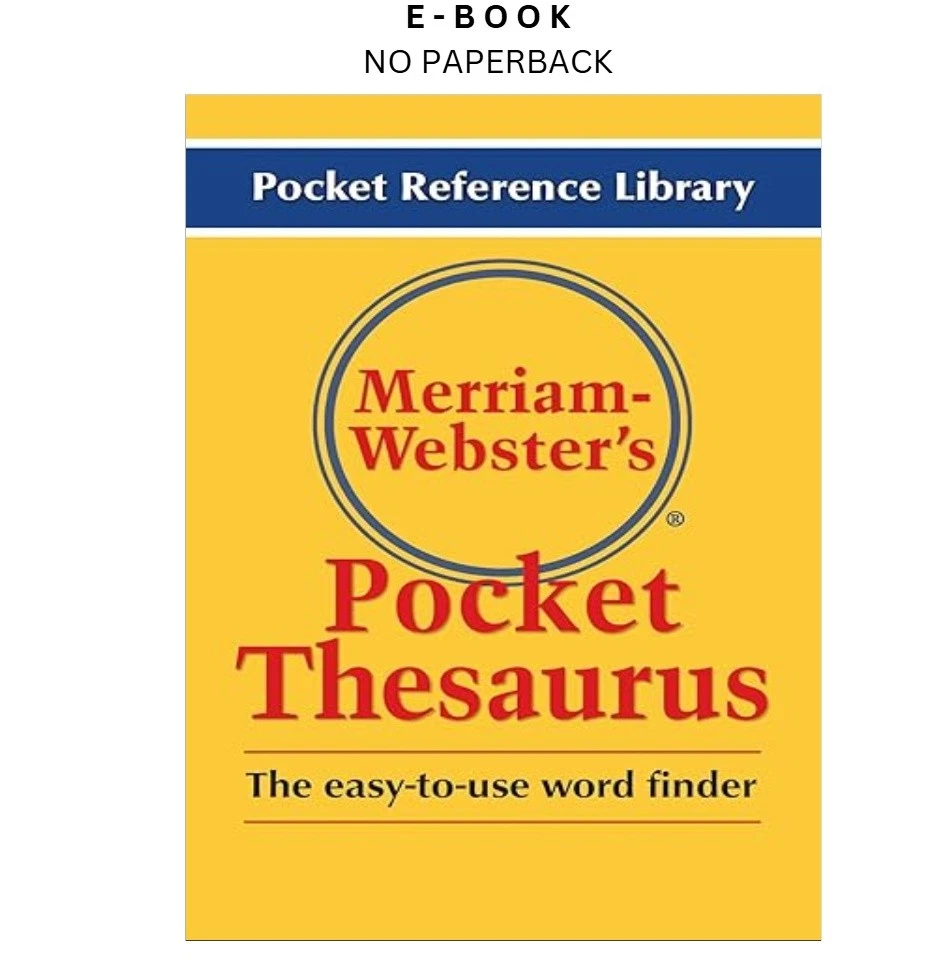 Merriam-Webster's Pocket Thesaurus, ebook | LD Global Digital Ebook Store Buy Merriam-Webster's Pocket Thesaurus, ebook, instant digital download PDF from LD Global