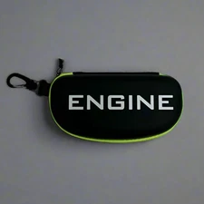 Engine Hard Shell Goggle Case, Swimming Goggle Case - Green