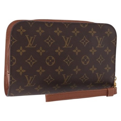 LOUIS VUITTON Monogram Orsay Clutch Bag M51790 LV Auth 191574