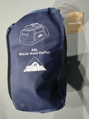 Patagonia Black Hole Duffel Bag 40L Backpack Travel Carry-on - Current Blue