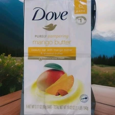 💛Dove Purely Pampering- Mango Butter Beauty Bar Soap, 6 BARS💛