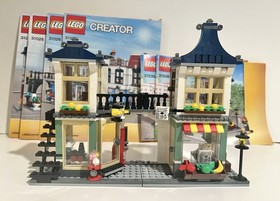 LEGO Creator 31026 Bike Shop Cafe & 31036 Toy Grocery Set Modular City Lot READ