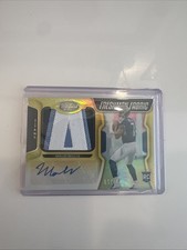 2022 Panini Certified - Freshman Fabric Malik Willis #203 Mirror Gold /15