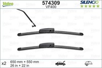 1X Valeo 574309 Wischblatt FüR Renault