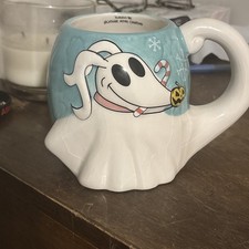 Disney  s Tim Burton  s the Nightmare Before Christmas Zero Ceramic Mug 19oz