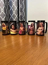 Lot of 5 Vintage 1990s Matco Tools Pin Up Girls Plastic Thermo Serve SNAP-ON EUC