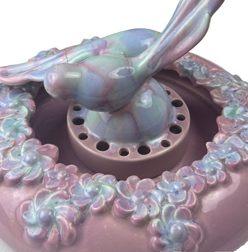 Vintage Royal Haeger by Royal Hickman USA Daisy Bowl Birds Flower Frog R224 - Picture 13 of 21