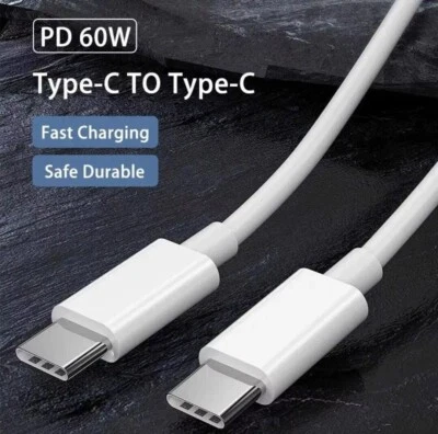 USB-C to USB-C Cable Fast Charger Type C to Type C Charging Cord 1M Charger
