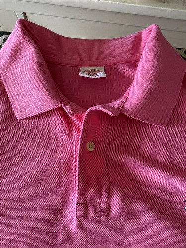 Brooks Brothers 346 Original Fit Sz L Short Sleeve Polo, Bubblegum Pink, EUC - Picture 5 of 12