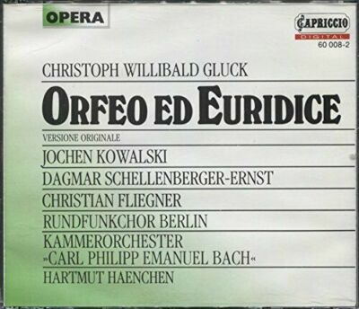 CD Chr. W. Gluck - Orfeo ed Euridice / Rdf.-Chor Berlin, H. Haenchen (2-CD Box)