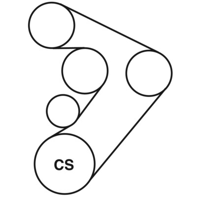 96-99 Bonneville Supercharger Front Accessory Serpentine