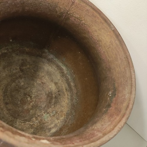 Sehr guter Zustand Löwenköpfe Messing 3-beinige Pfoten Pflanzgefäß Jardiniere Pflanztopf Schale 10" Höhe - Bild 12 von 19