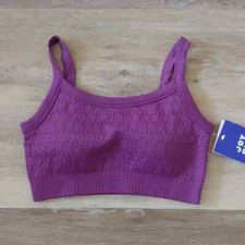 NWT JoyLab Women's Seamless Padded Sports Bra Purple Size S