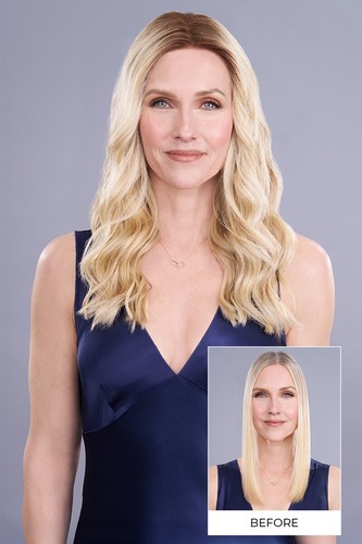 TOP TREND LACE HD WAVY 18" Topper by JON RENAU, ANY COLOR! Mono Top + Lace, NEW - Picture 5 of 32