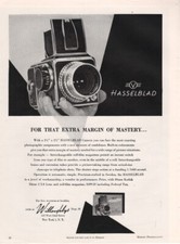 Hasselblad - Cameras - Original Magazine Ad - 1953