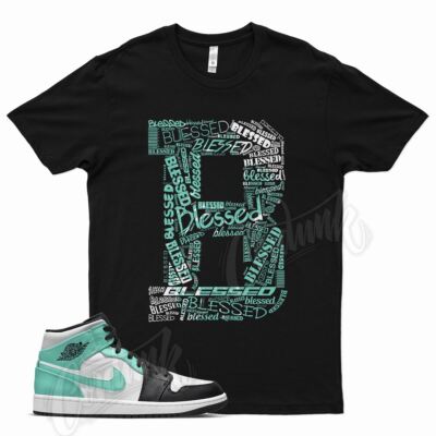 Black BLESSED T Shirt for J1 1 Mid Tropical Twist 97 Air Force 90 97 Dunk 