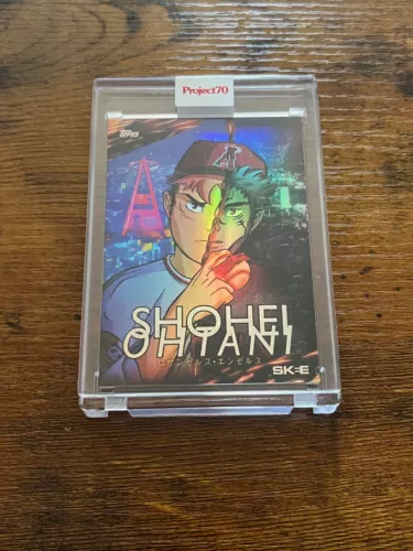 2021 Topps Project 70 DJ Skee Rainbow Foil #324 Shohei Ohtani /70 (READ)
