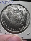 1884 o morgan silver dollar uncirculated bu  LOT#874