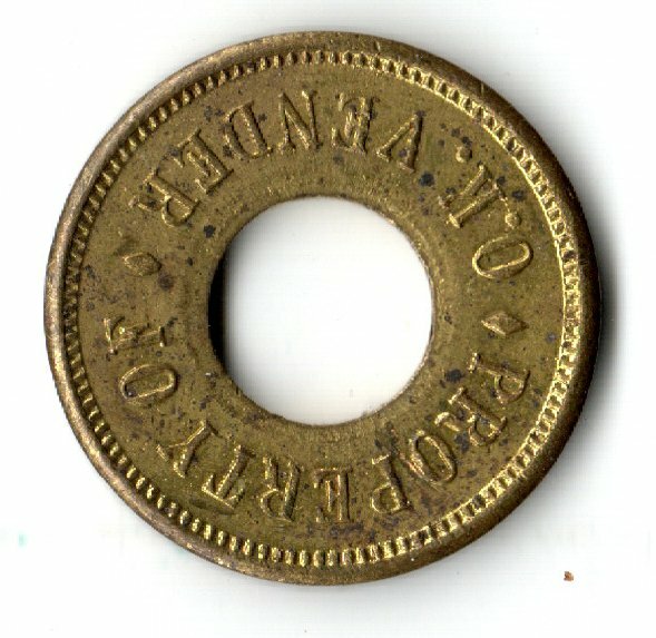 値下げ❗️ONLYONE&TOPPOP Middlesex1/2penyToken Loaned For Amusement Only Token Property Of O.K. Vendor | eBay