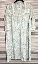 Mid Century Modern Heiress Night Gown Peach Floral siz medium polyester/cotton
