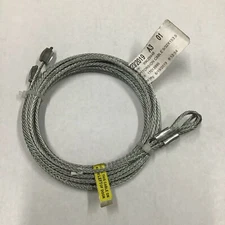 High Lift Torsion Cables 5/32” x 153.5” Pair Garage Door Torsion Cables 