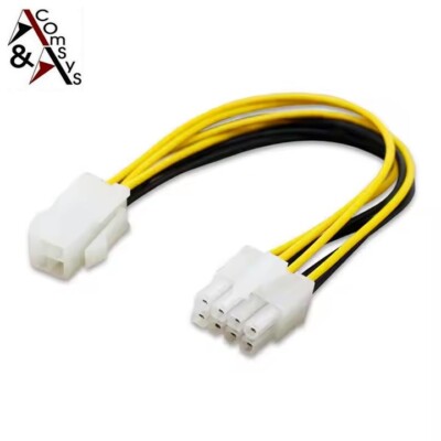 Adapter Stecker 4Pin auf 8Pin ATX Mainboard CPU EPS Stromanschluss EPS 20cm