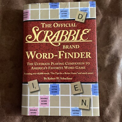 The Official Scrabble Brand Word-finder by Schachner, Robert W. Hardback Book