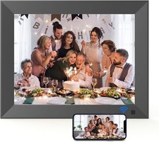 BSIMB 32GB 9.7 Inch WiFi Digital Photo Frame, Smart Digital Picture Frame Black