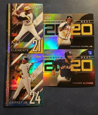 2020 Topps Chrome Update A Numbers Game / Decades Next Inserts You Pick - READ