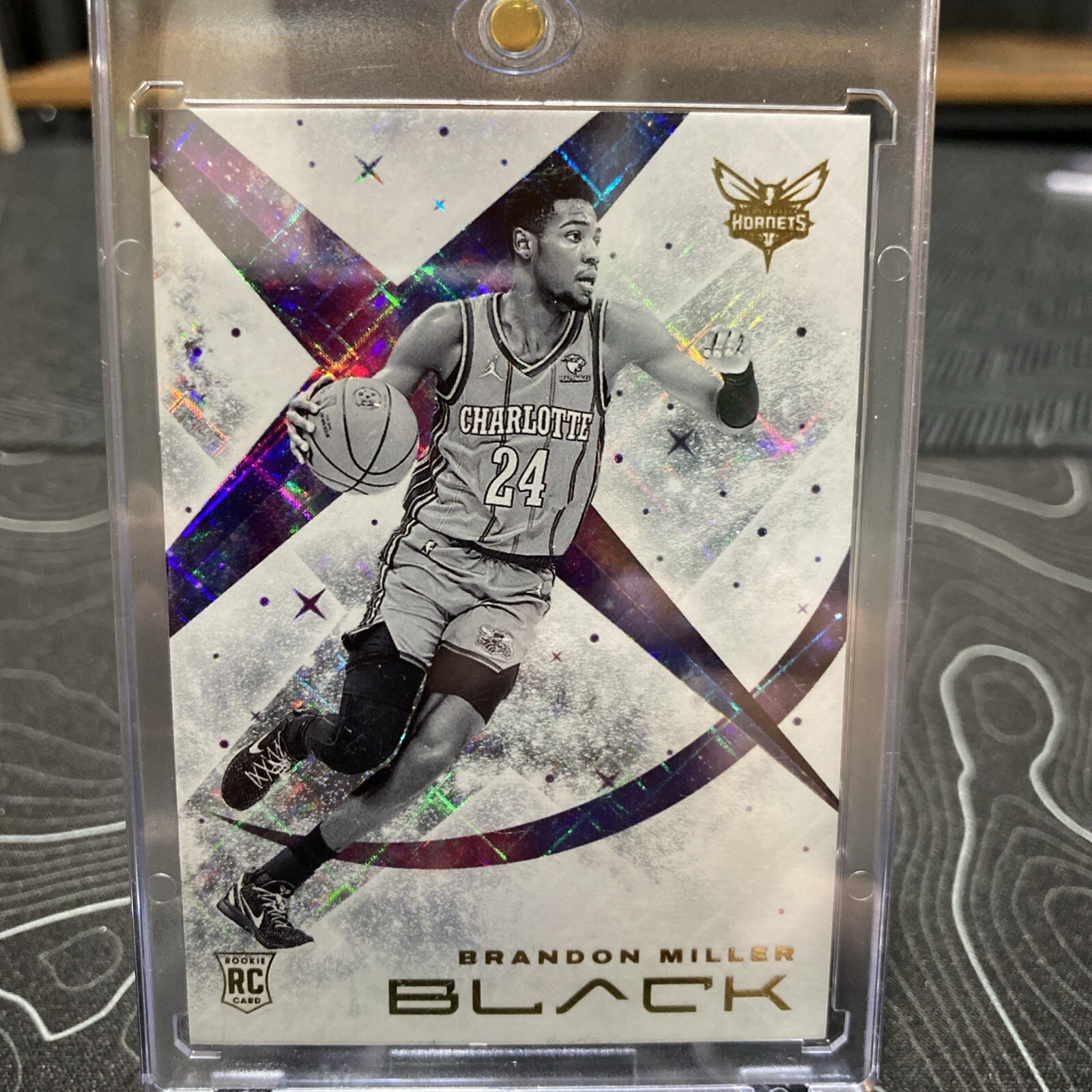 Brandon Miller Rookie 2023 Panini Black Case Hit White Night SSSP💥💥💥