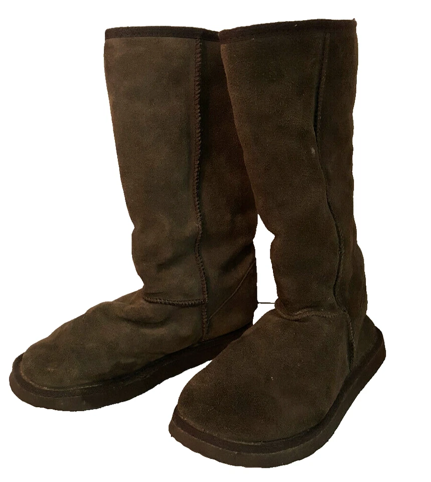 Botas de invierno Ukala by EMU Sydney bajas talla 7w para mujer marrón gamuza forradas de lana merino Foto 2 de 4