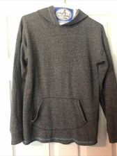 Girl's SO Perfect Hoodie Size 14 Gray w/Teal Accent Stitching